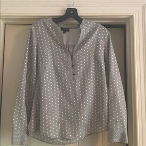 Polka dot business blouse